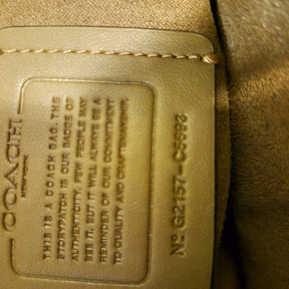 Coach Kleo Signature Backpack 11"L x 12"H x 5"D - Picture 7 of 7